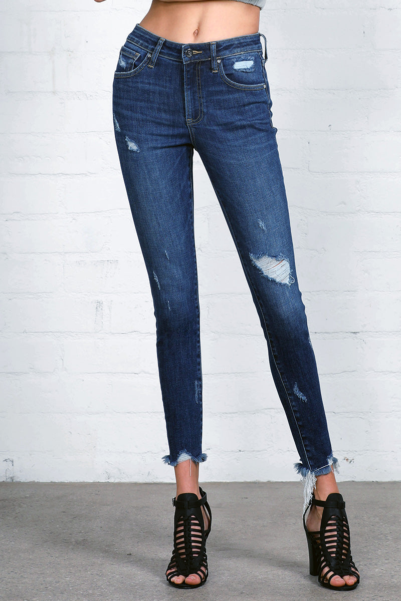 Cloe High Rise Ankle Skinny Jeans - Insanegene.com