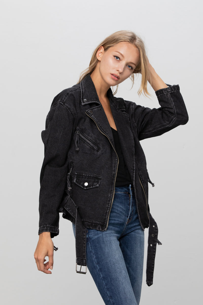 Ride or Die Oversized Moto Jacket - Insanegene.com