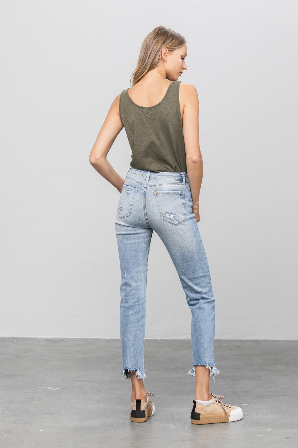 Summer Trail Mid Rise Straight Jeans - Insanegene.com