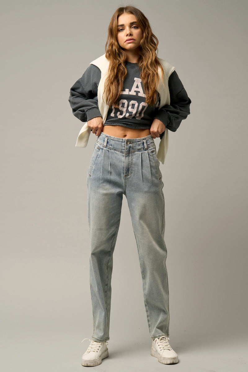 High Waist Balloon Jeans - Insanegene.com