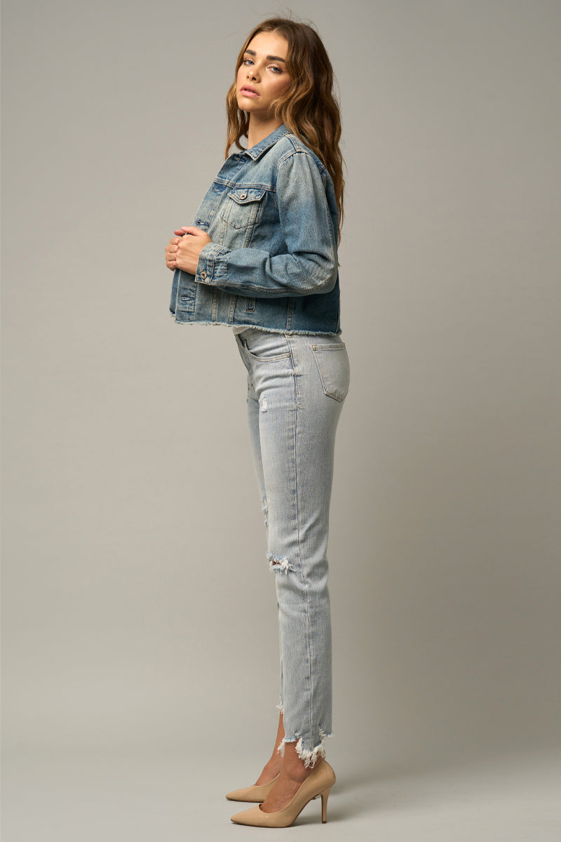 Grace Crop Skinny Jeans - Insanegene.com