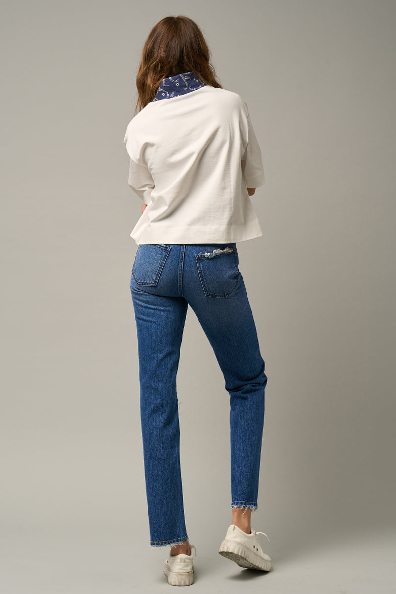 High Rise Straight Jeans - Insanegene.com
