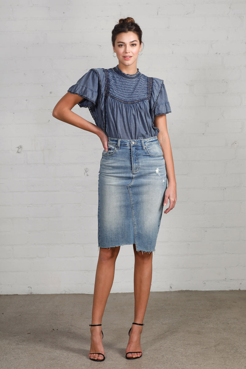 Bonnie Midi Skirt - Insanegene.com