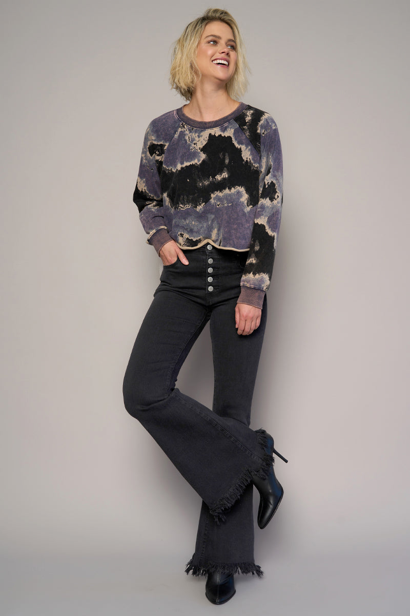 Fly to the Sky Cropped Slim Straight Jeans - Insanegene.com