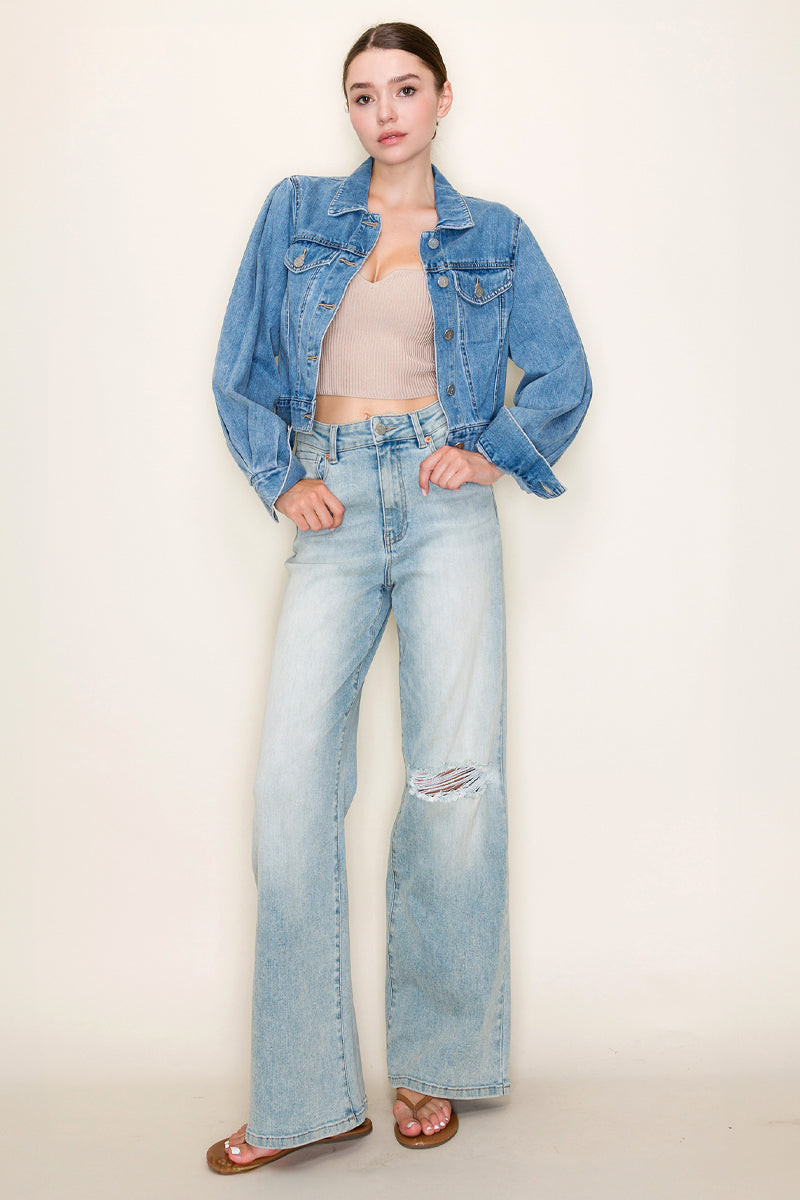 HIGH RISE RELAXED WIDE LEG