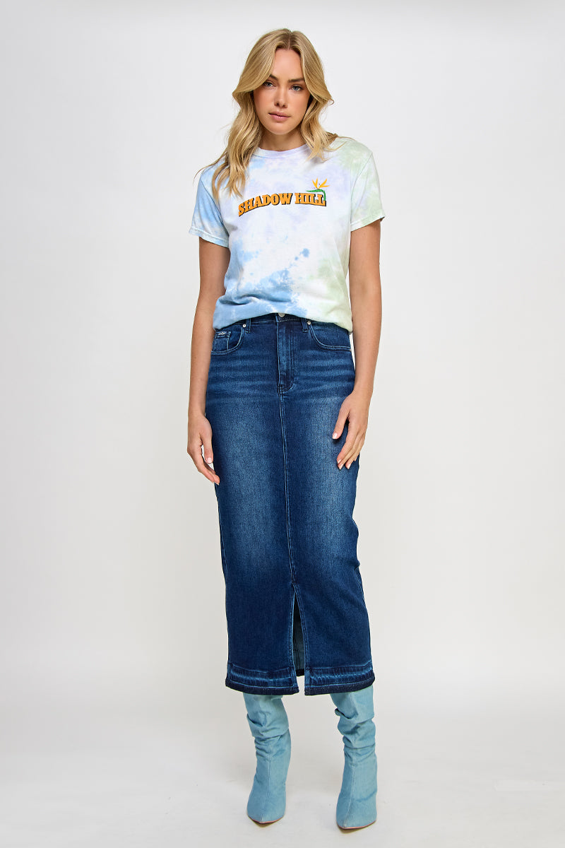 RELEASED HEM MAXI SKIRT