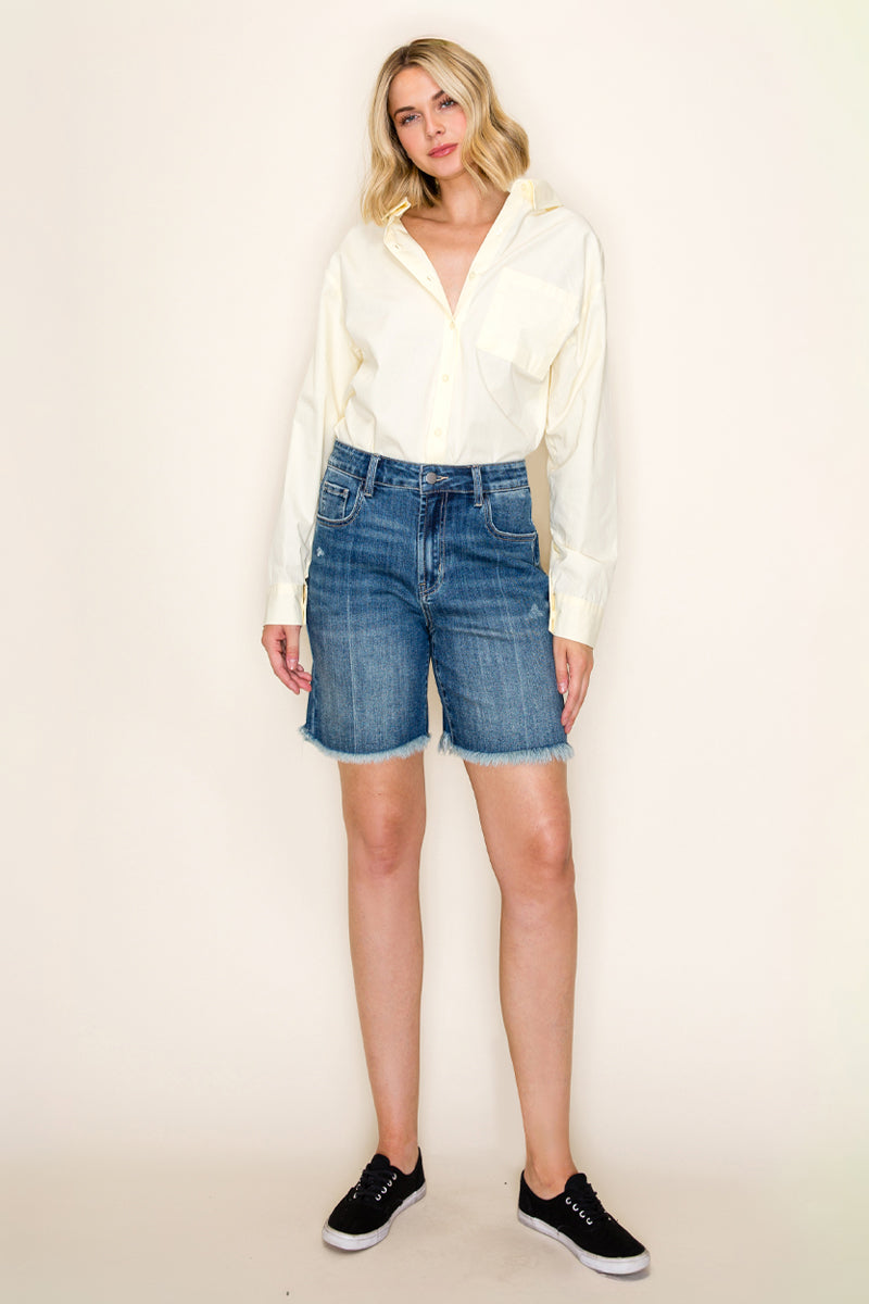 MID RISE BERMUDA SHORTS