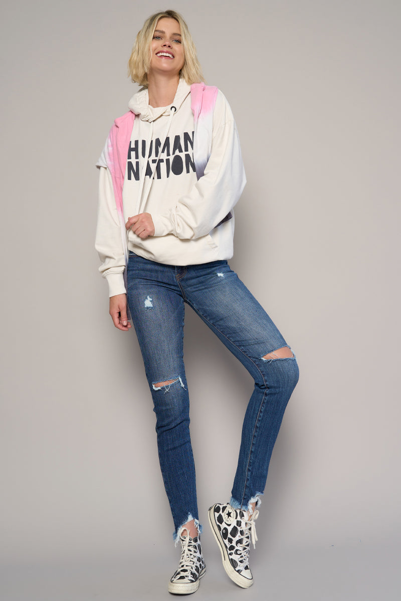 You Make Me Smile Crop Skinny Jeans