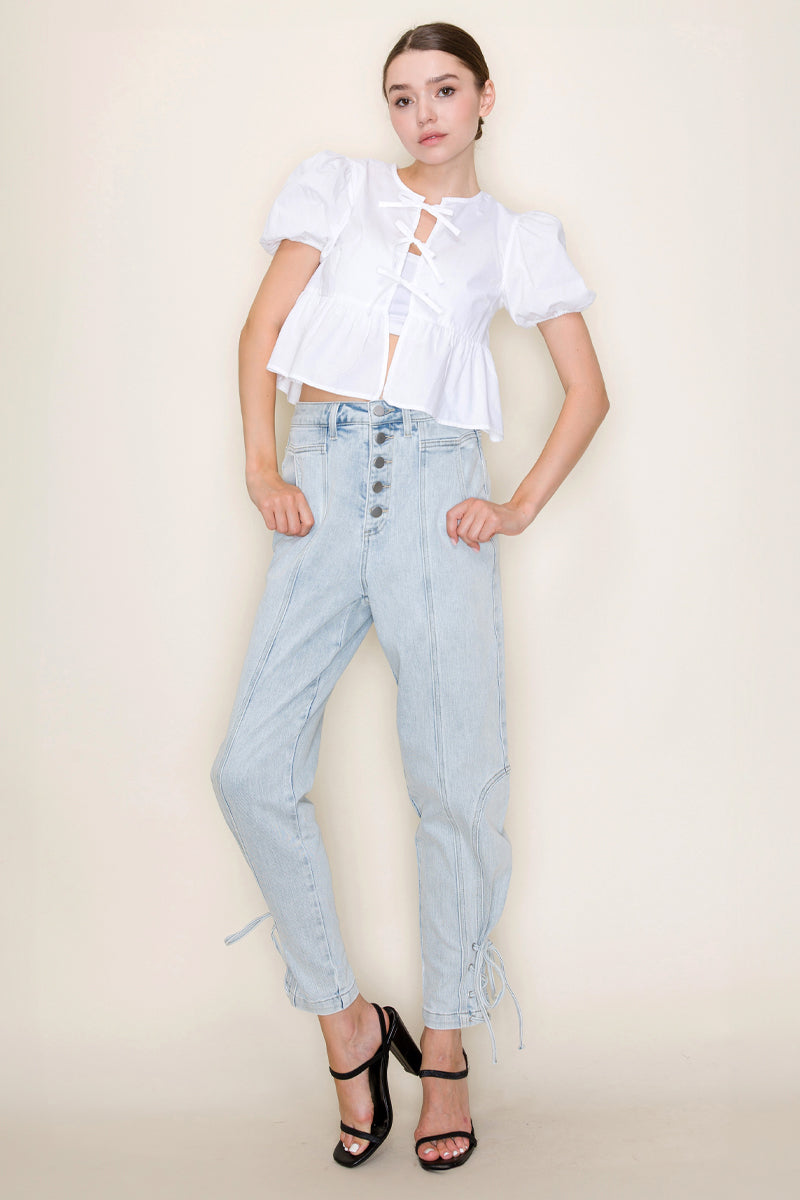 HIGH RISE RELAXED JEANS
