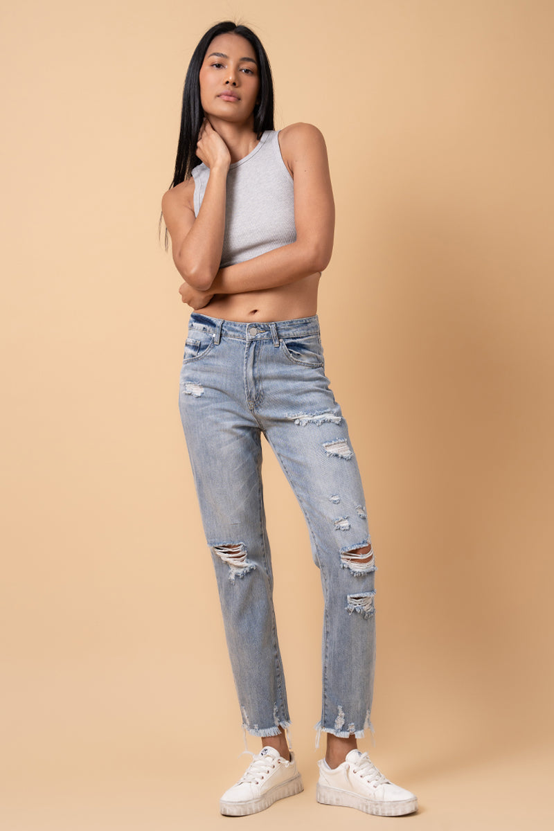 Ambitious High Rise Premium Girlfriend Jeans