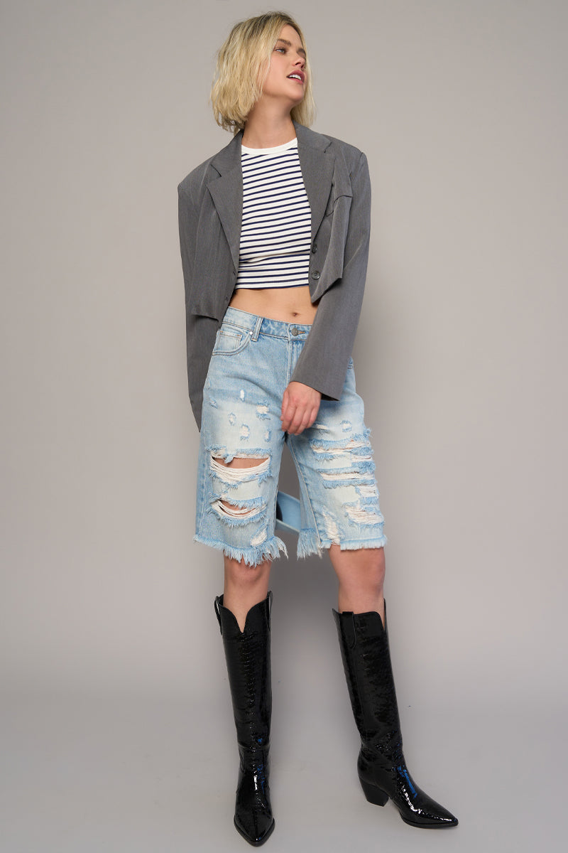 Castaways High Waist Bermuda