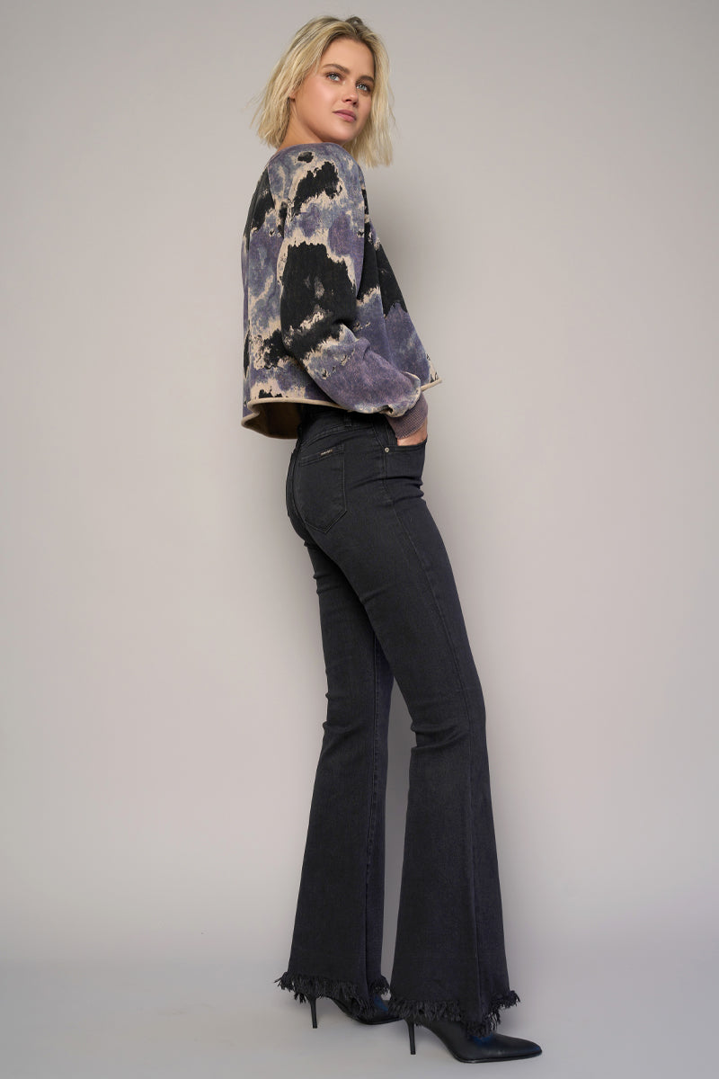 Fly to the Sky Cropped Slim Straight Jeans - Insanegene.com
