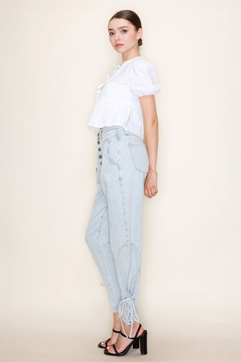 HIGH RISE RELAXED JEANS
