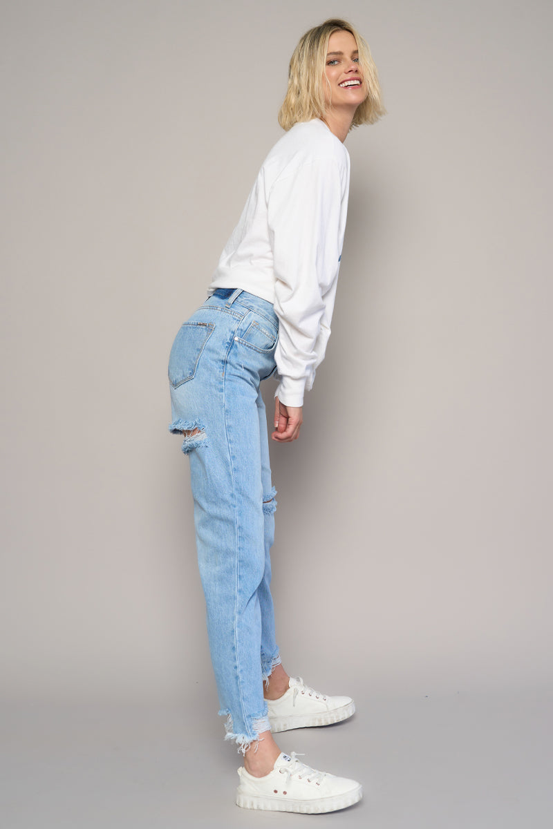 Experimental Trend Tapered Jeans - Insanegene.com