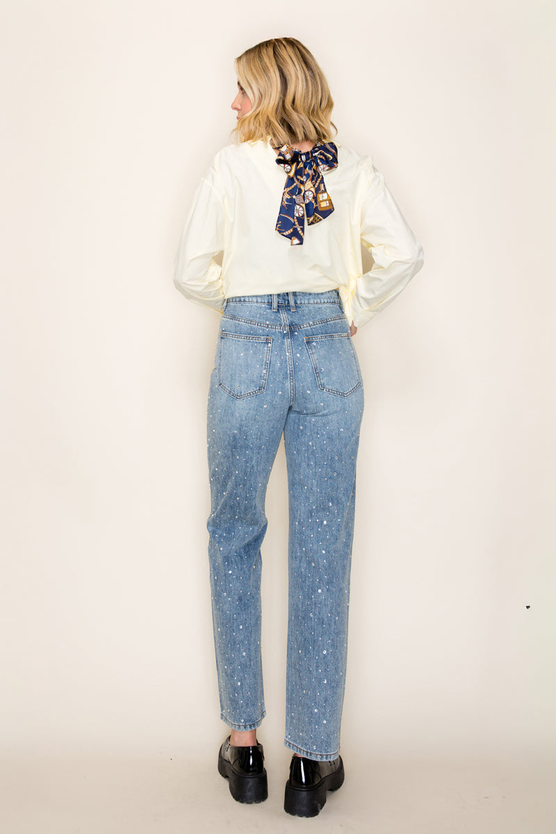 High Rise Bling Straight