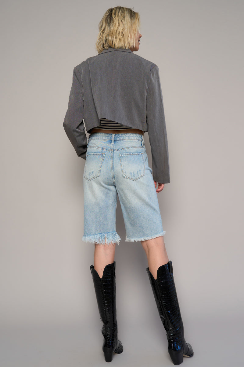 Castaways High Waist Bermuda
