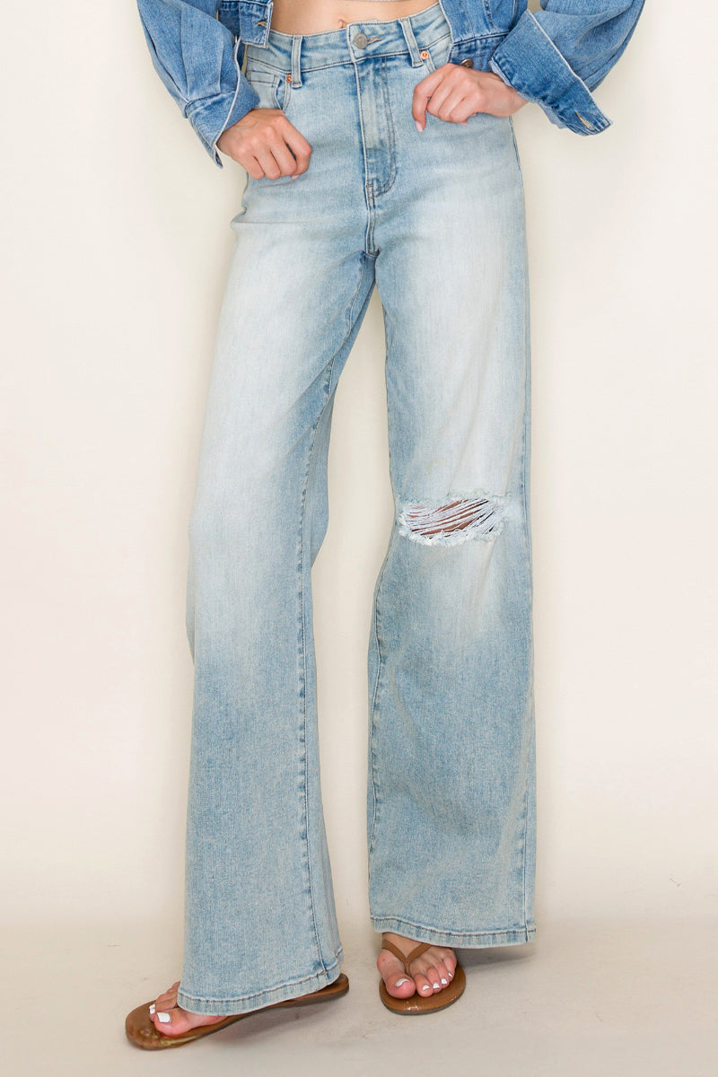 HIGH RISE RELAXED WIDE LEG