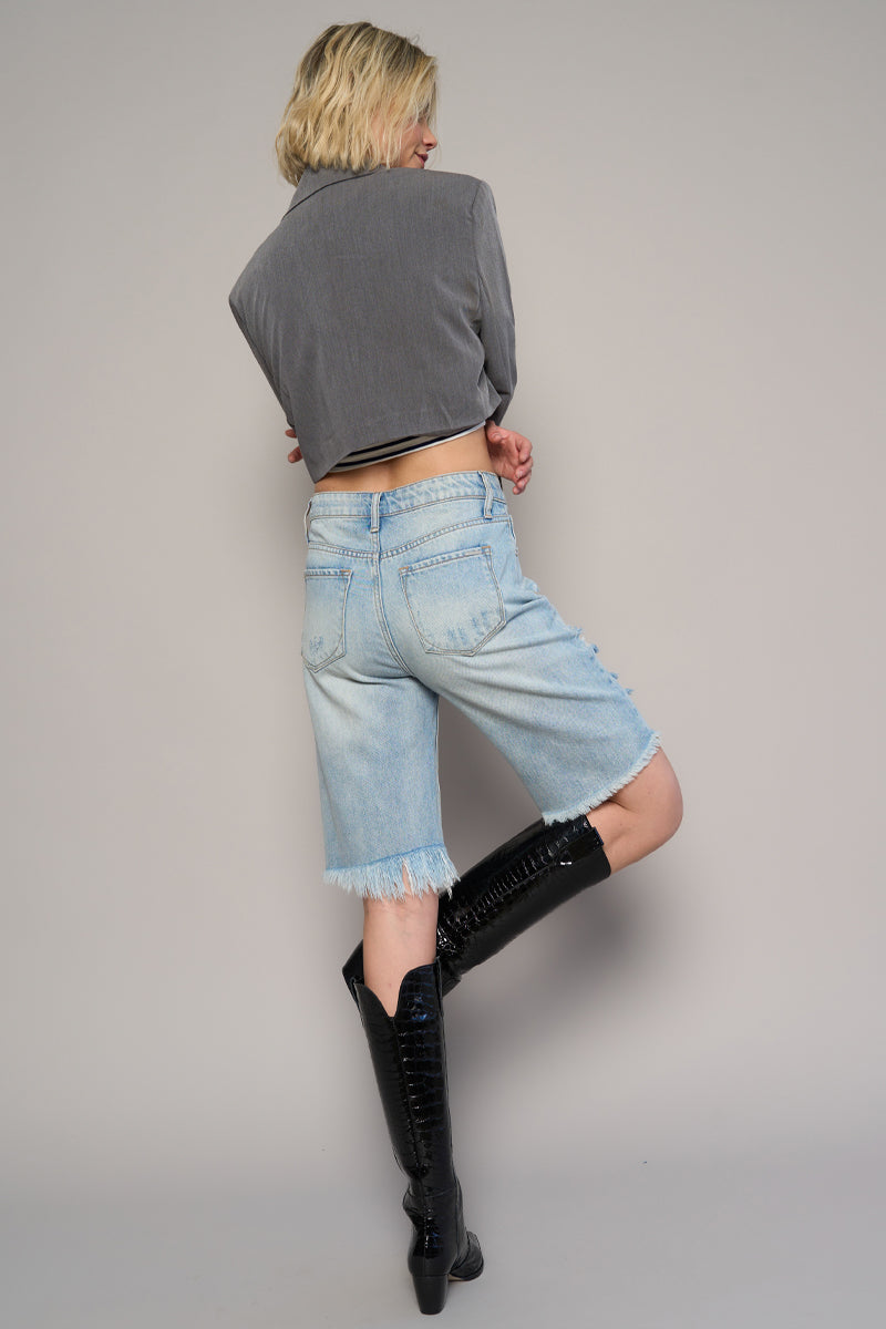 Castaways High Waist Bermuda