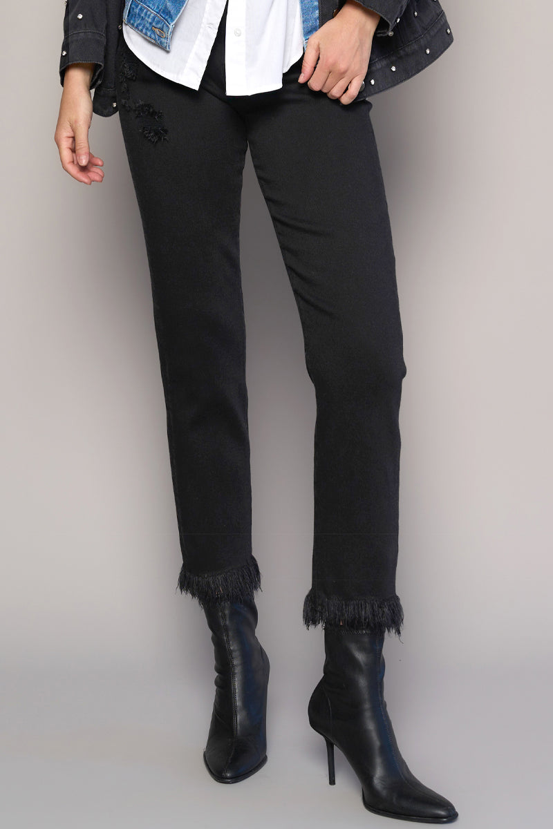 Watch Me Fly High Rise Relaxed Ankle Straight Jeans - Insanegene.com