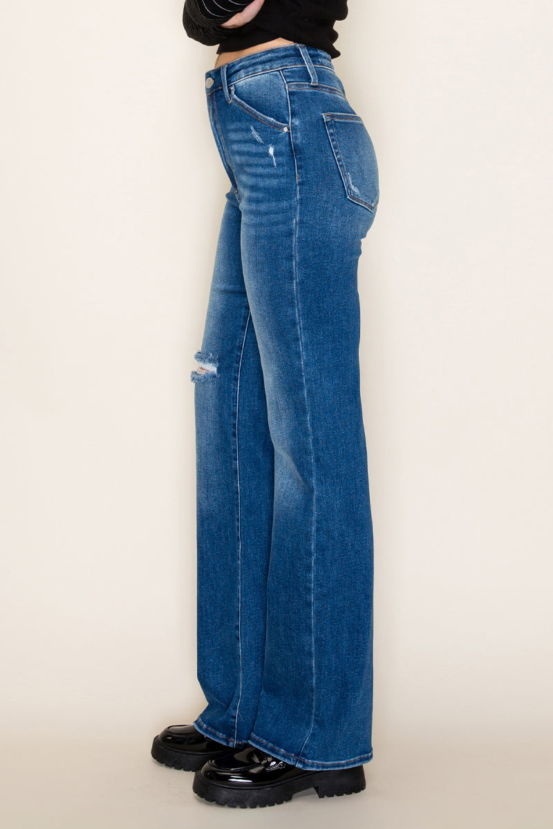 High Rise Relaxed Straight