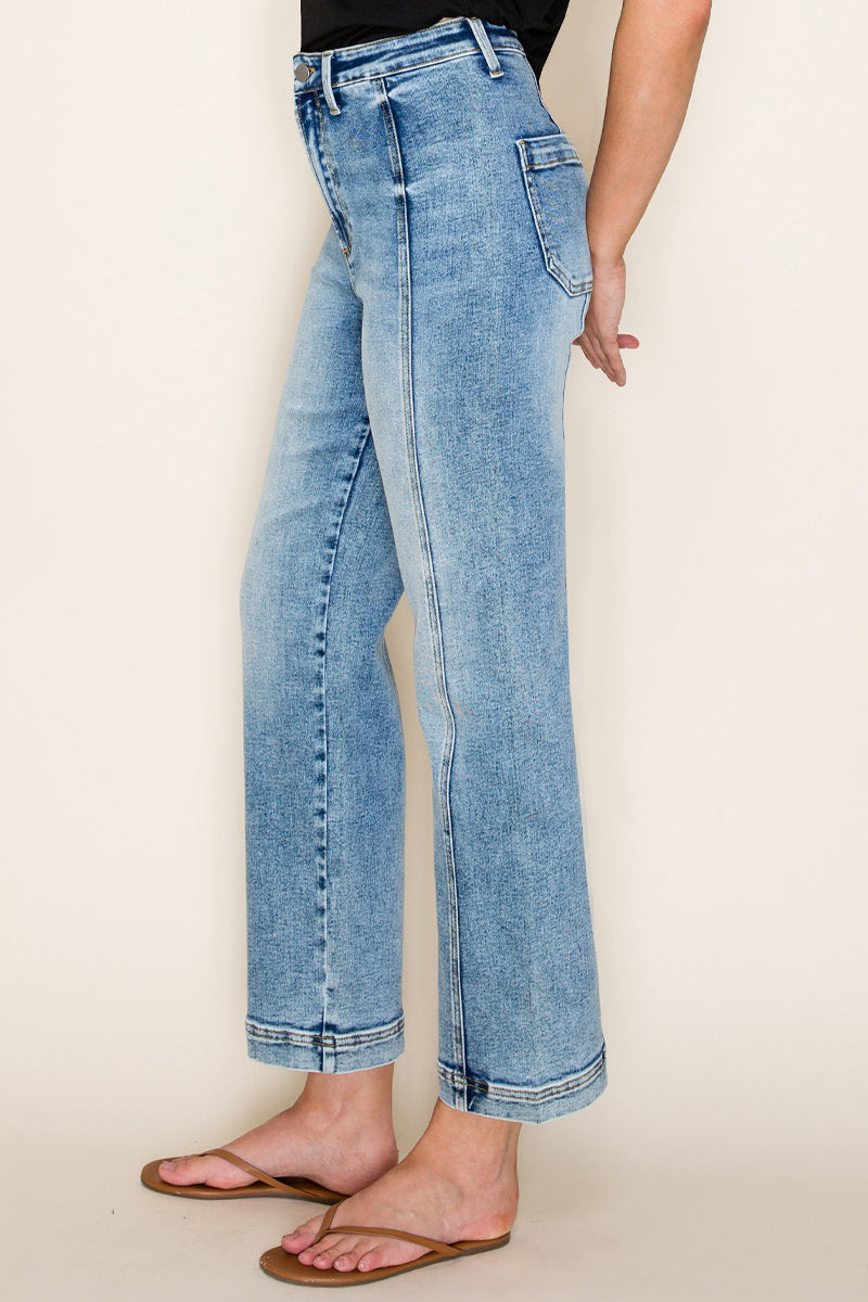 HIGH RISE CROP STRAIGHT