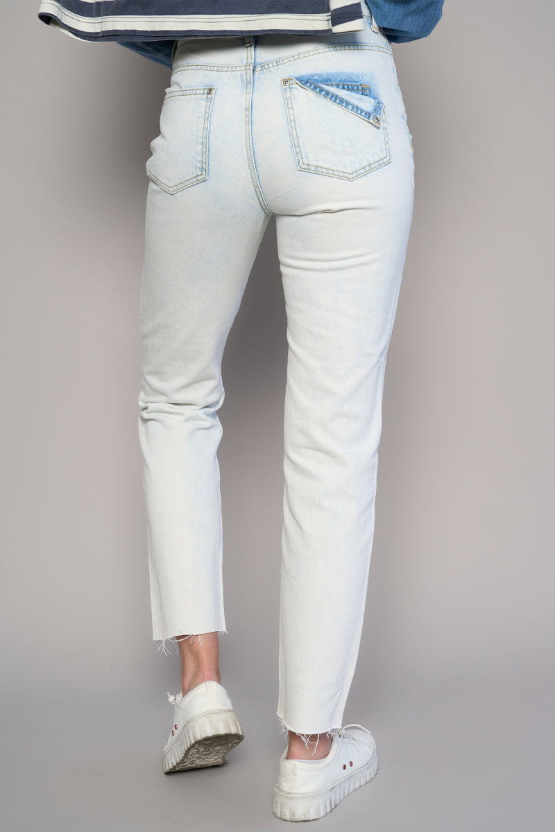 Easy on Me High Rise Ankle Straight Jeans - Insanegene.com