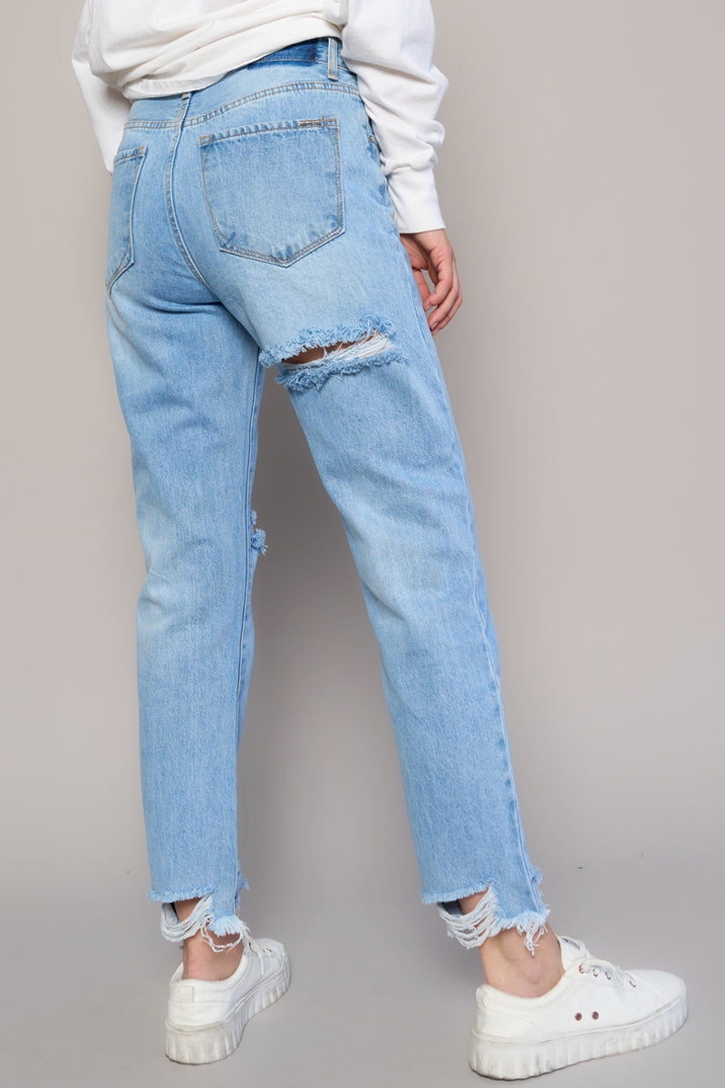 Experimental Trend Tapered Jeans - Insanegene.com