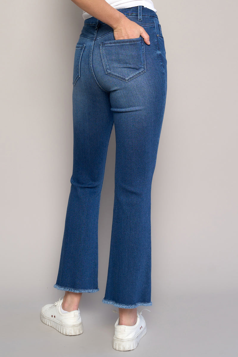 Monday Morning High Rise Crop Boot Jeans - Insanegene.com