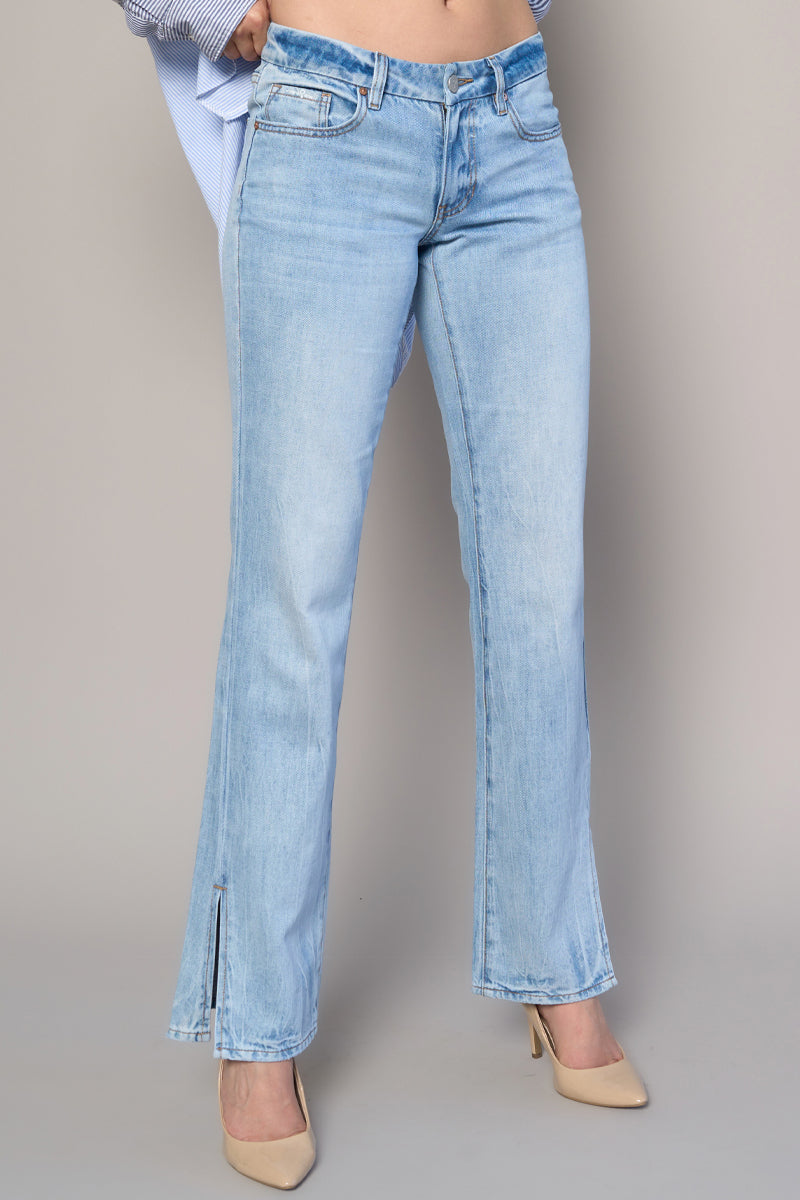 Aces Low Rise Straight Jeans