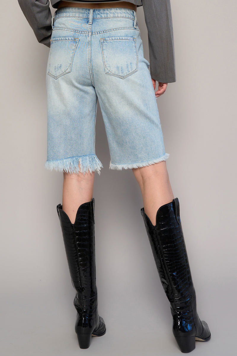 Castaways High Waist Bermuda