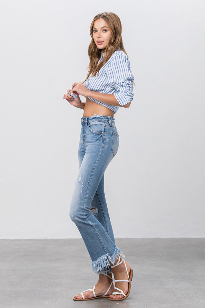 Alessi Crop Flare Jeans - Insanegene.com