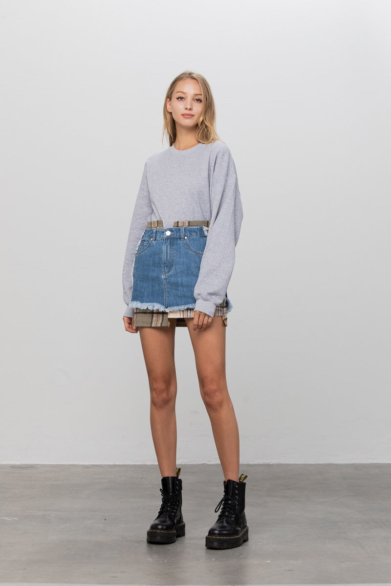Why Not Blend Mini Skirt - Insanegene.com