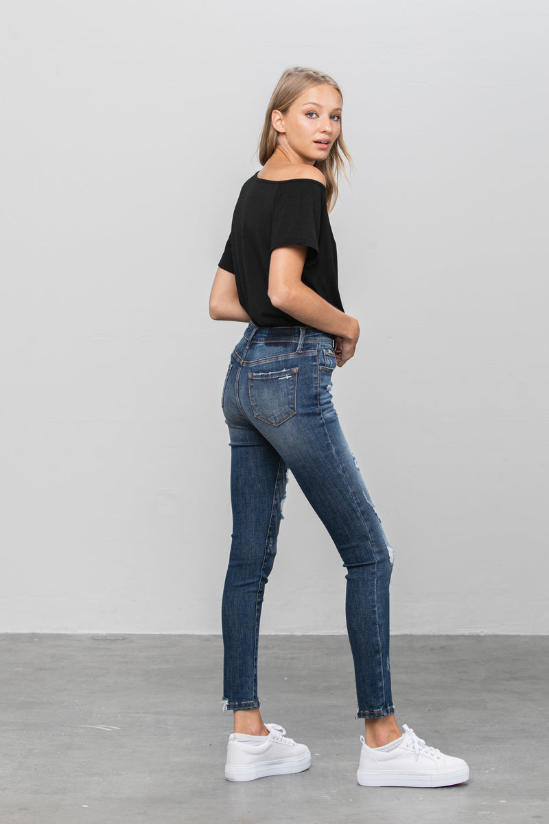 Youknow Ankle Skinny Jeans - Insanegene.com