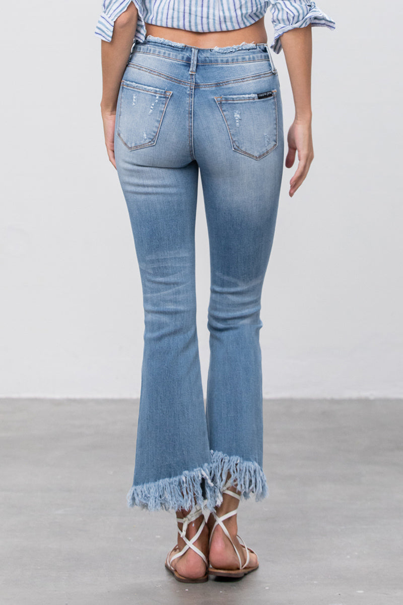 Alessi Crop Flare Jeans - Insanegene.com