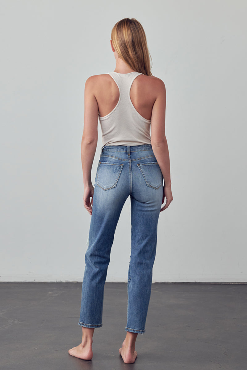 Cara High Rise Girlfriend Jeans Insanegene