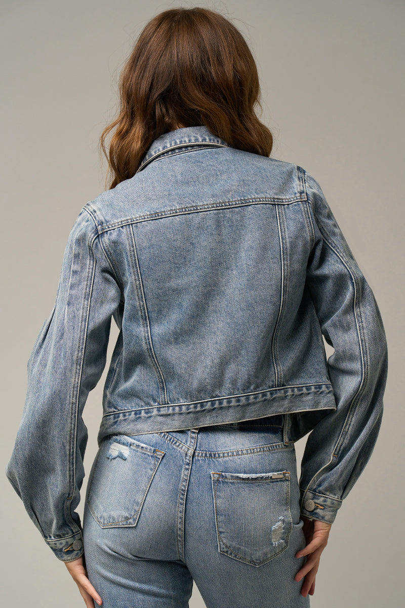 Puff Denim Jacket - Insanegene.com