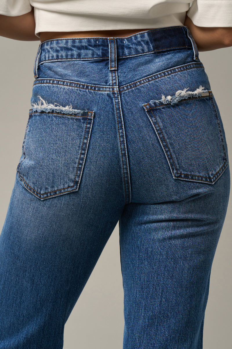 High Rise Straight Jeans | Insanegene.com