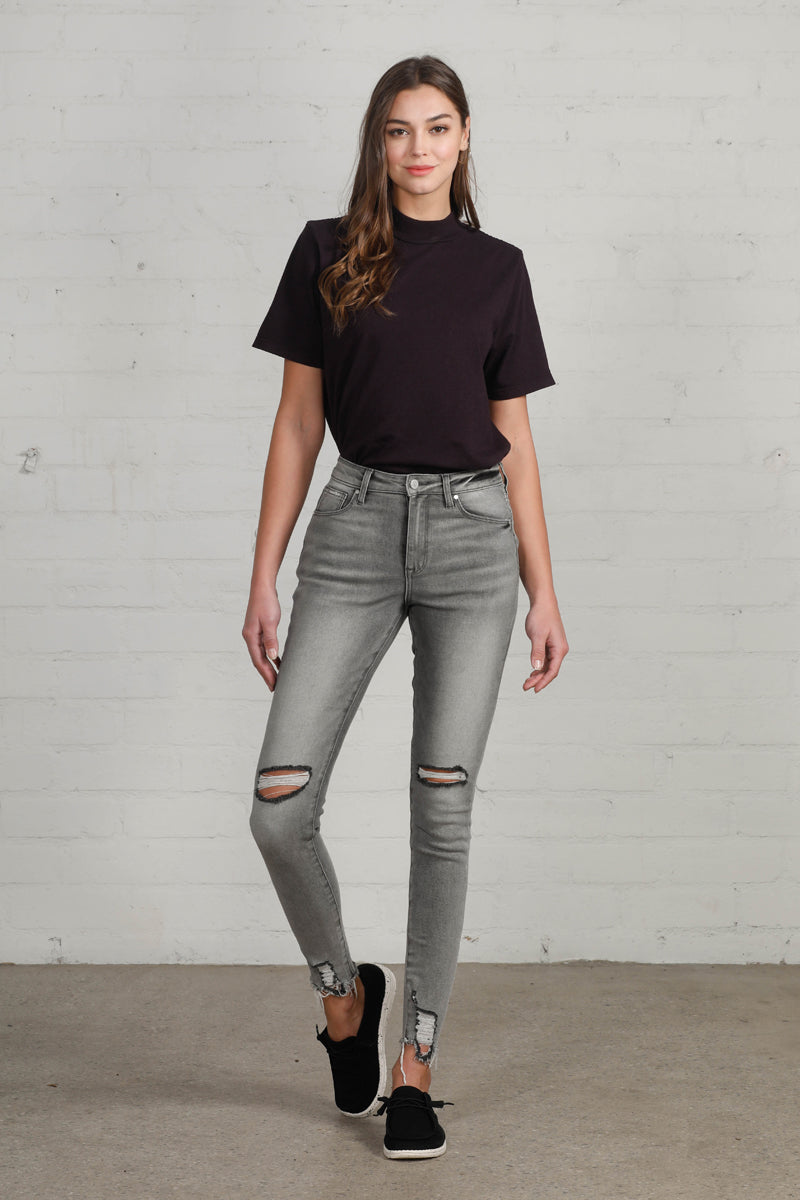 Change the Mood High Waist Ankle Skinny Jeans - Insanegene.com