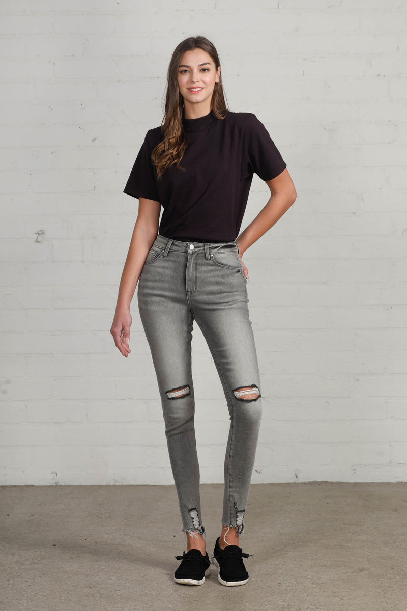 Change the Mood High Waist Ankle Skinny Jeans - Insanegene.com