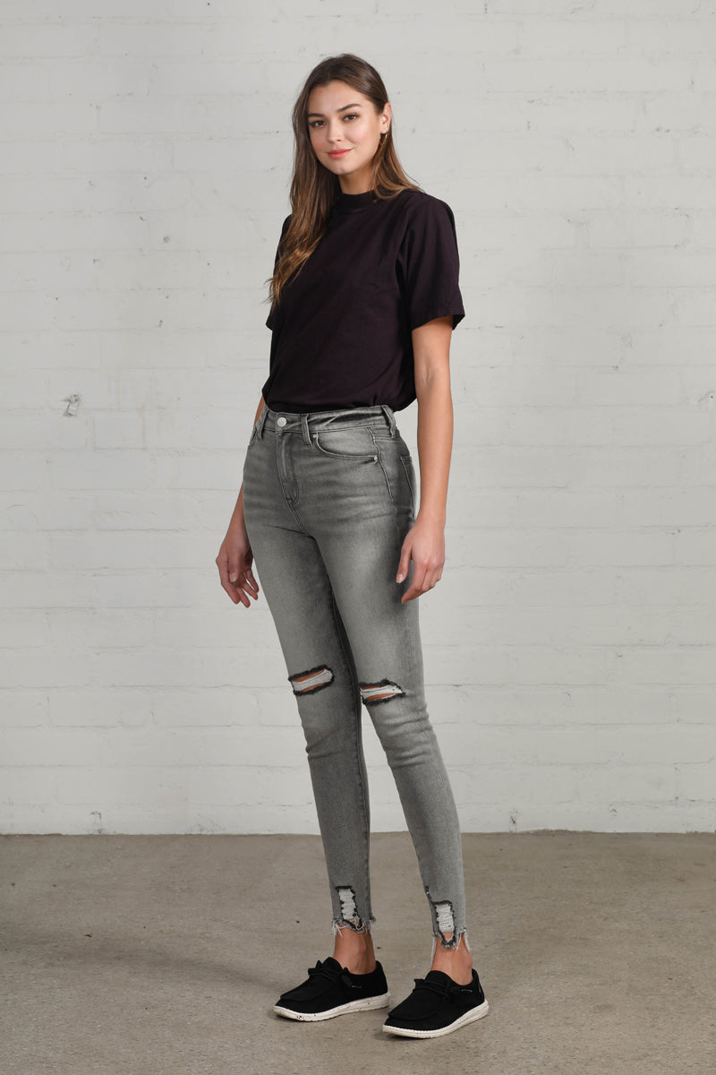 Change the Mood High Waist Ankle Skinny Jeans - Insanegene.com