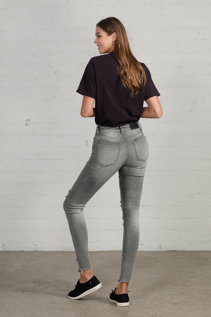 Change the Mood High Waist Ankle Skinny Jeans - Insanegene.com