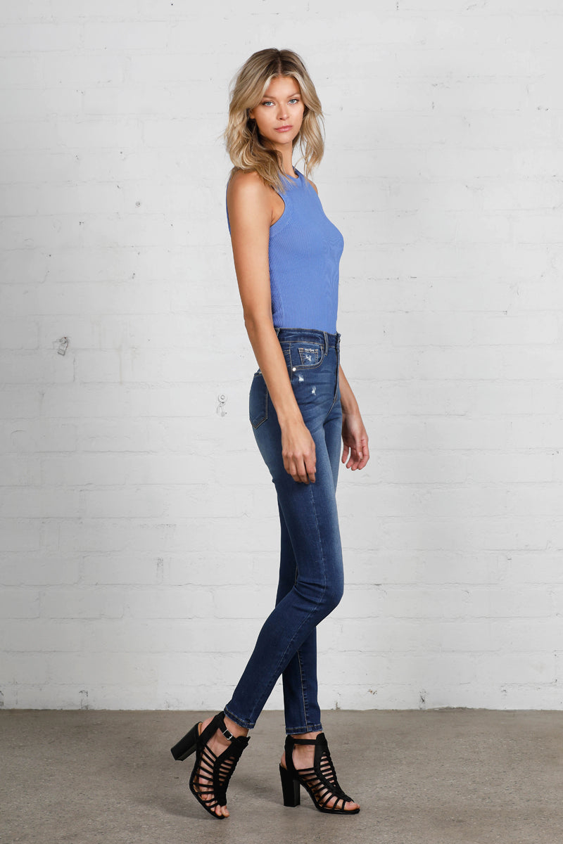 Erased Memory Ankle Skinny Jeans - Insanegene.com