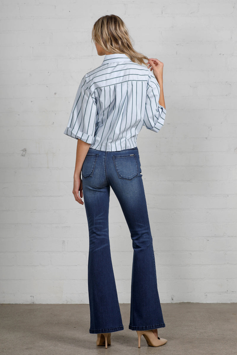 Bella Wide Flare Jeans - Insanegene.com