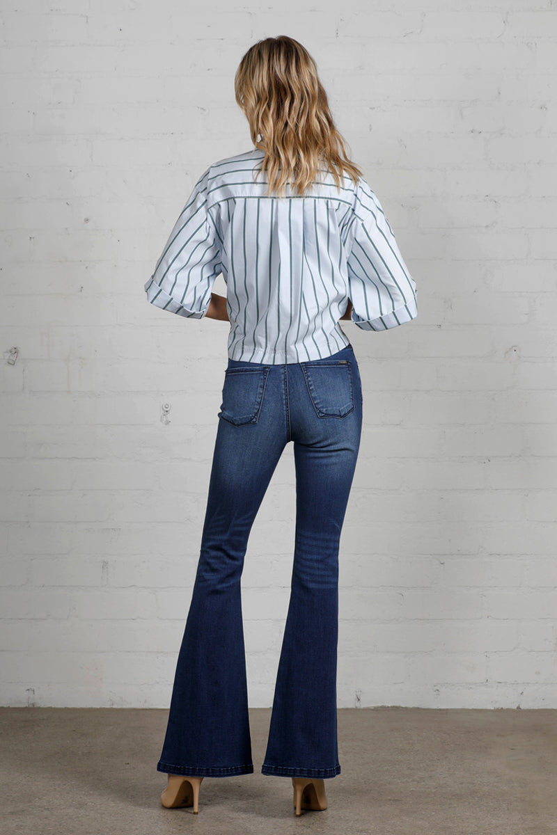 Bella Wide Flare Jeans - Insanegene.com