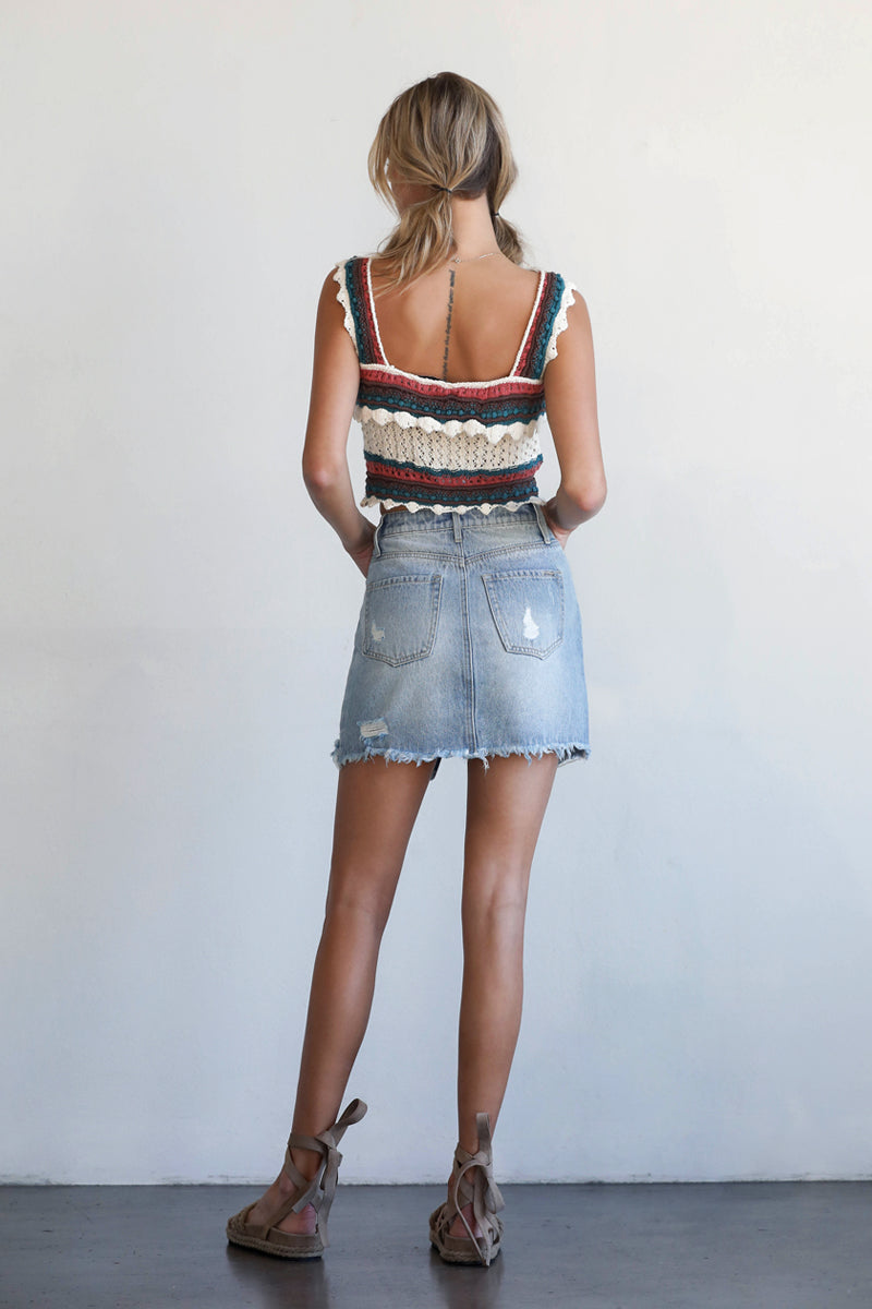 Split Vise Mini Skirt - Insanegene.com