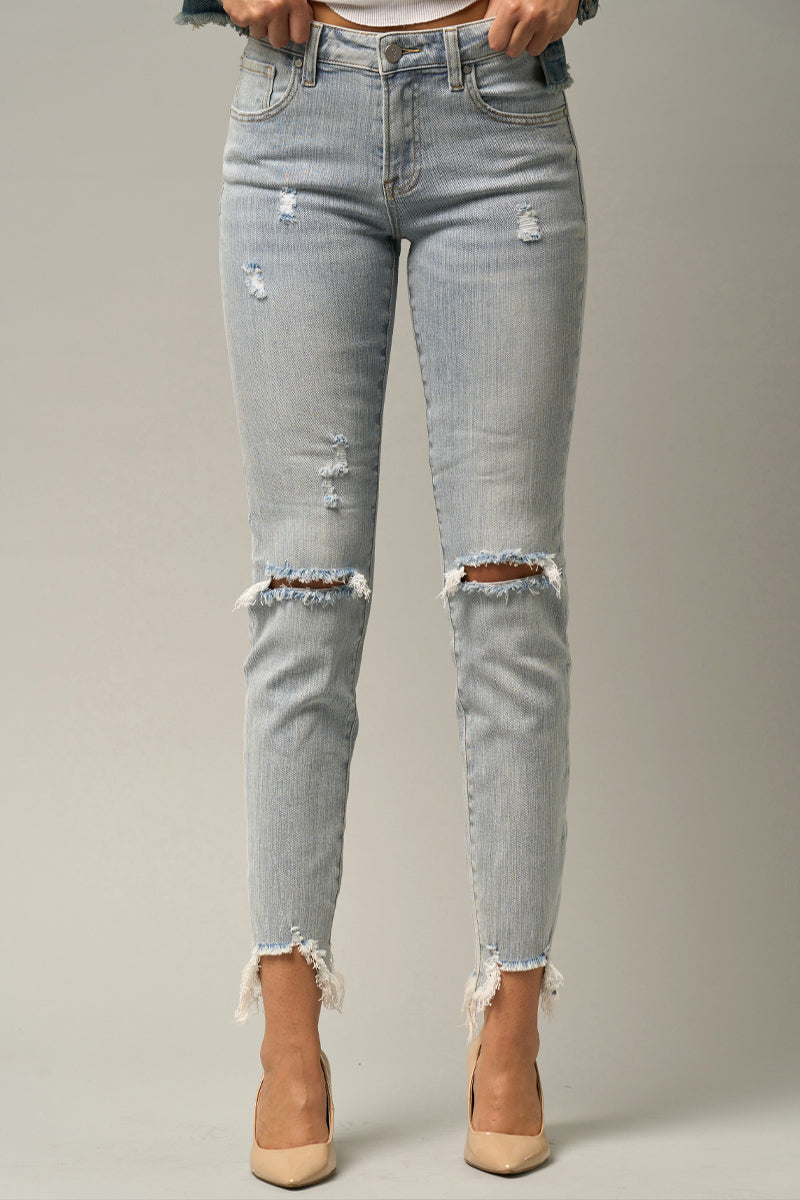 Grace Crop Skinny Jeans - Insanegene.com