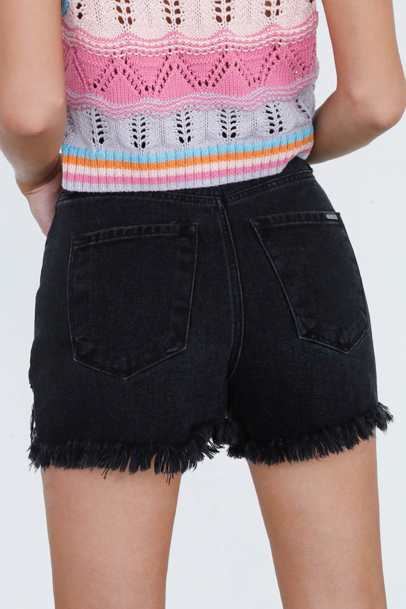 Criss Cross Shorts Black - Insanegene.com