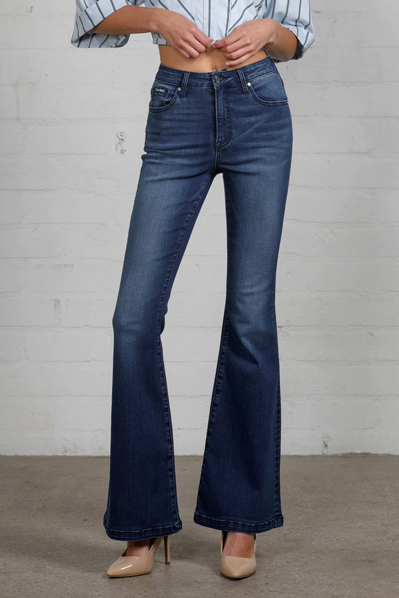 Bella Wide Flare Jeans - Insanegene.com