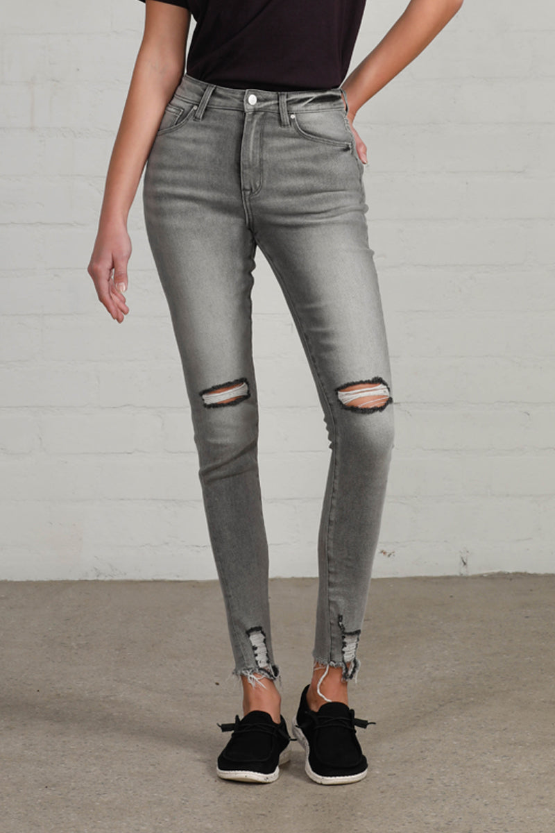 Change the Mood High Waist Ankle Skinny Jeans - Insanegene.com