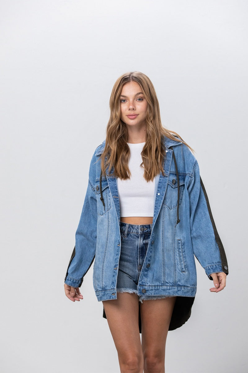 Insane Weekend Oversized Denim Jacket - Insanegene.com